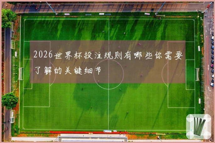 2026世界杯投注规则有哪些你需要了解的关键细节